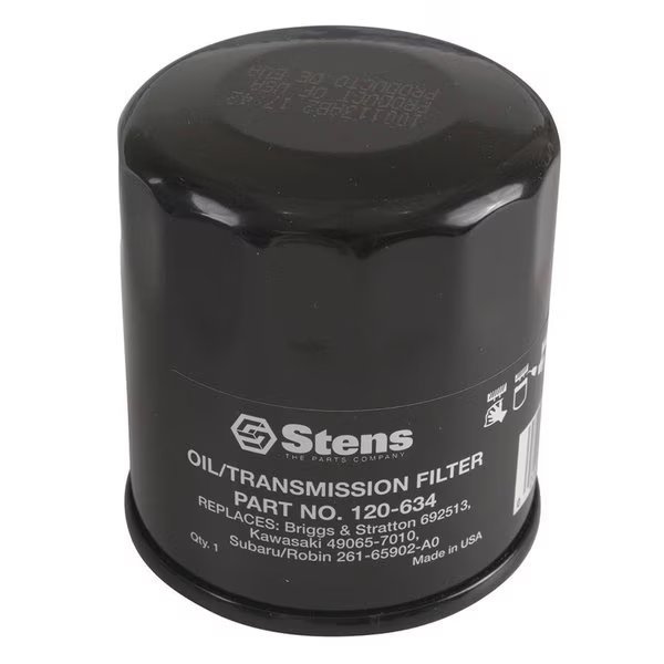 Oil Filter For Kawasaki Fh381-721V, Fh601-770D, Fj180V Lawn Mowers, Stens, Mfr#: 120-634